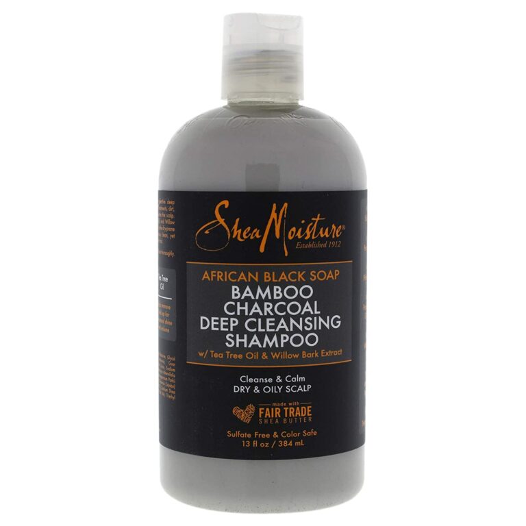 African Black Soap Bamboo Charcoal Deep Cleansing Shampoo by Shea Moisture