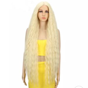 Περούκα ξανθιά μακρία σγουρή